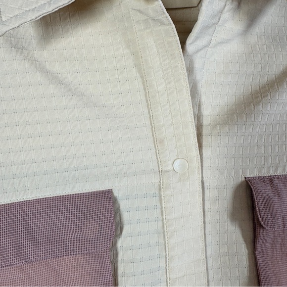 Lululemon Grid Fleece Hiking Pink Clay Jacket Size 4 Gorp Outdoor Casual - Picture 4 of 16